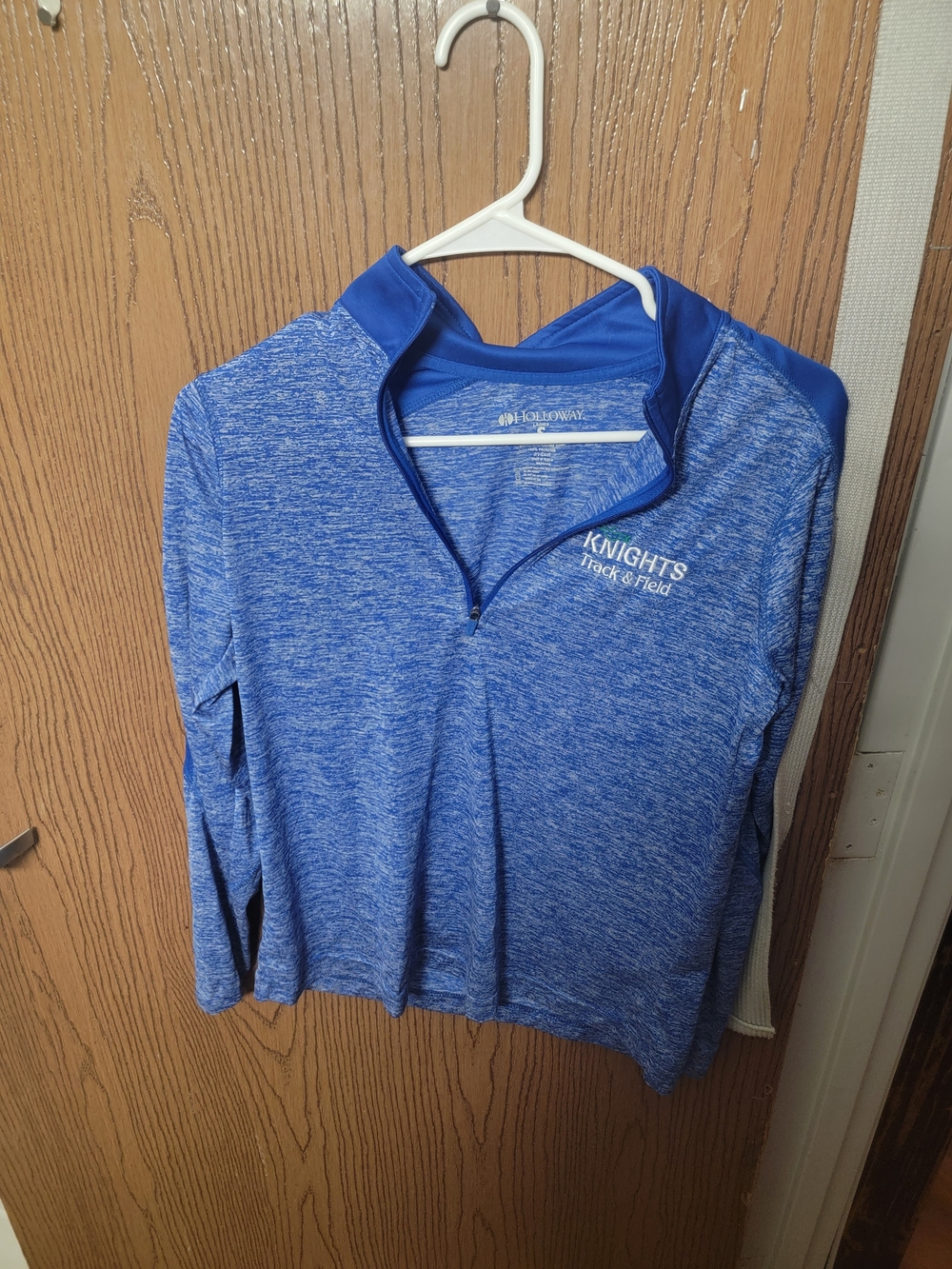Holloway Blue Heather Knights Track & Field Quarter-Zip Pullover